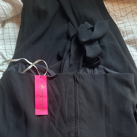 Lilly Pulitzer Black Strapless Jumpsuit - Picture 4 of 4